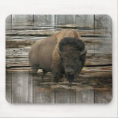 Wood Bison Mousepad (Vorne)