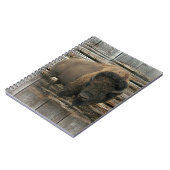 Wood Bison Notizblock (Linke Seite)