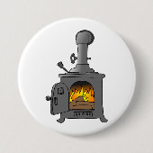 Wood Burner Stove Button (Vorderseite)