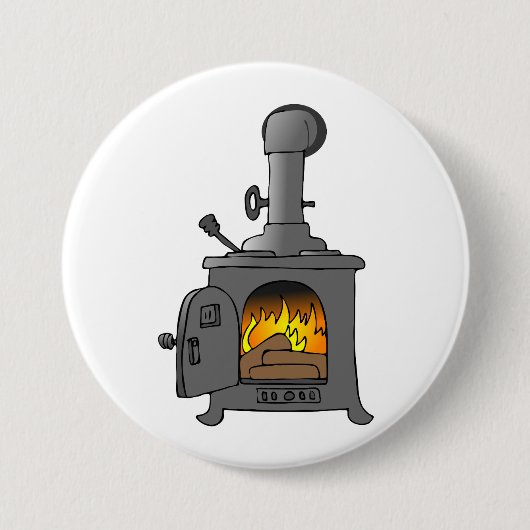 Wood Burner Stove Button (Vorderseite)