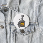 Wood Burner Stove Button