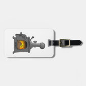 Wood Burner Stove Gepäckanhänger (Vorderseite horizontal)