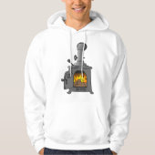 Wood Burner Stove Hoodie (Vorderseite)