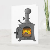 Wood Burner Stove Karte (Vorderseite)