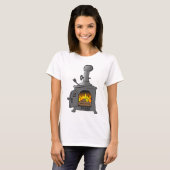 Wood Burner Stove T-Shirt (Vorne ganz)
