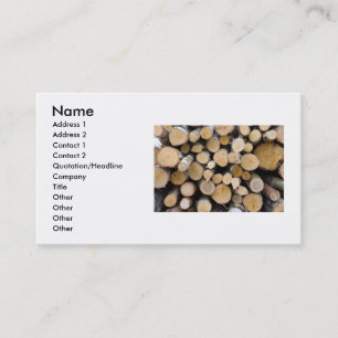 Wood Business Card Visitenkarte
