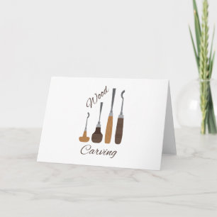 Wood Carving Karte