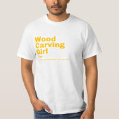 Wood Carving T-Shirt (Vorderseite)