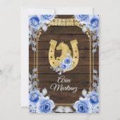 Wood Charro - Rose der Marine Prinzessin Mis Quinc Einladung (Rückseite)