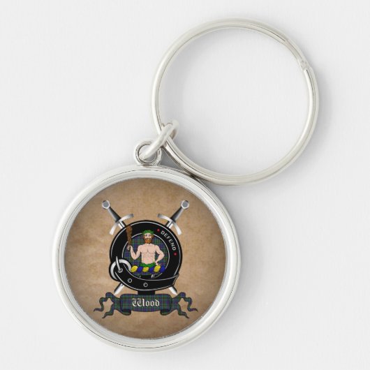Wood Clan Abzeichen Key Rings Schlüsselanhänger (Vorne)