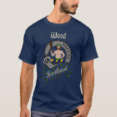 Wood Clan Badge & Tartan T-Shirt (Vorderseite)