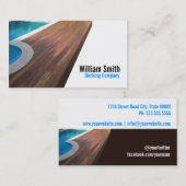 Wood Deck/Decking Contractor Visitenkarte (Vorne/Hinten)