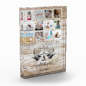 Wood Deer Baby's First Year Foto Collage (Links)