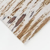 Wood Deer Baby's First Year Foto Collage Fleecedecke (Ecke)