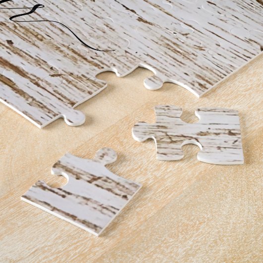 Wood Deer Baby's First Year Foto Collage Puzzle (Seite)