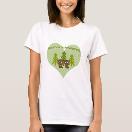 Wood du mein Valentinbiber bist T-Shirt