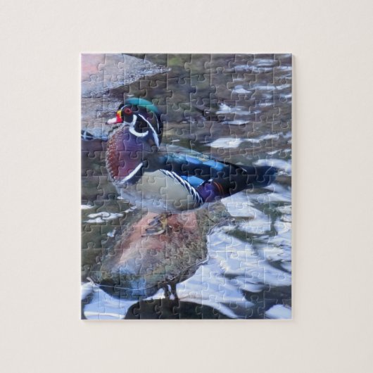 Wood Duck #3 Jigsaw Puzzle (Vertikal)