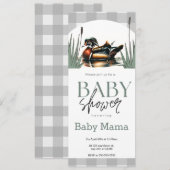 Wood Duck Baby Dusche einladen Slim Einladung (Vorne/Hinten)