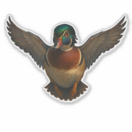 Wood Duck Cut-out Sticker