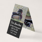 Wood Duck Drake Visitenkarten (Rückseite)