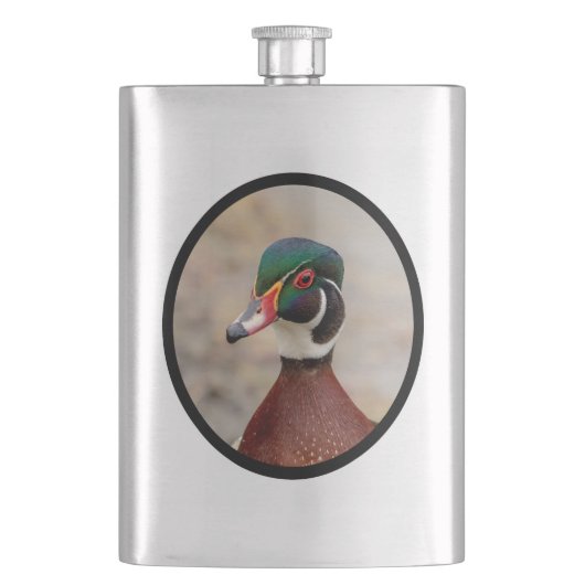 Wood Duck Flachmann (Vorderseite)
