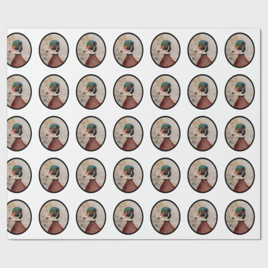 Wood Duck Geschenkpapier (Flach)