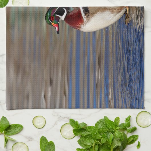 Wood Duck Handtuch (Gefaltet)