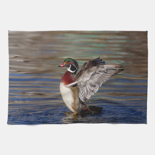 Wood Duck Handtuch (Horizontal)
