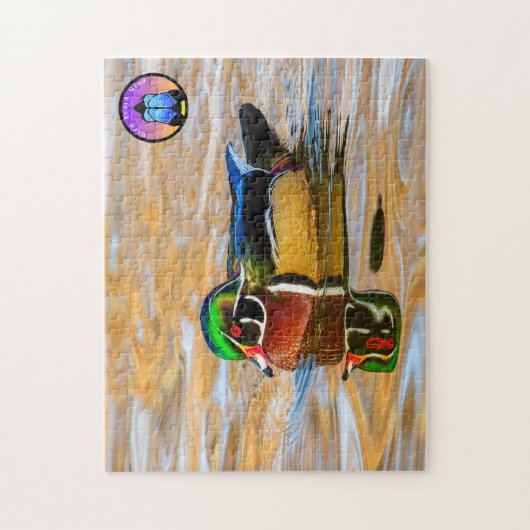 Wood Duck Jigsaw Puzzle (Vertikal)