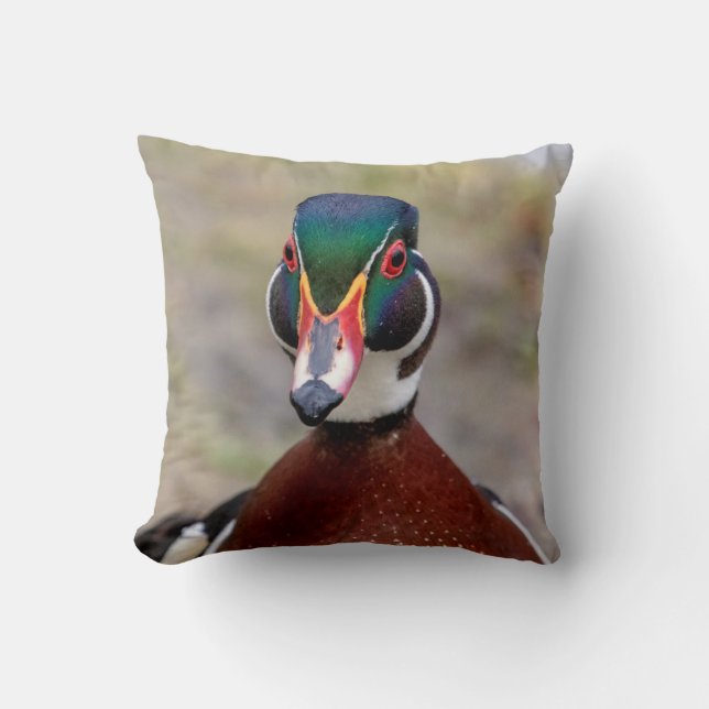 Wood Duck Kissen (Vorderseite)