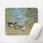 Wood Duck Pair Mousepad (Mit Mouse)