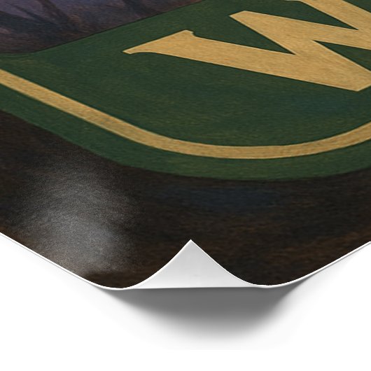 Wood Duck Poster (Ecke)