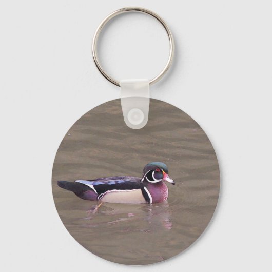 Wood Duck Schlüsselanhänger (Vorderseite)