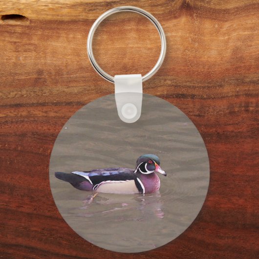 Wood Duck Schlüsselanhänger (Vorderseite)