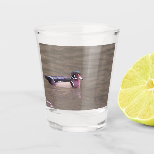 Wood Duck Schnapsglas (Vorderseite)