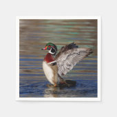 Wood Duck Serviette (Vorderseite)