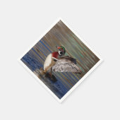 Wood Duck Serviette (Ecke)