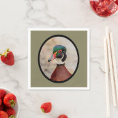 Wood Duck Serviette (Beispiel)