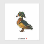 Wood Duck Sticker (Blatt)