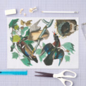 Wood Duck von John James Audubon Seidenpapier (Handwerk)