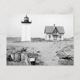 Wood End Leuchtturm Postkarte