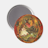 Wood Fairies Magnet (Vorderseite/Rückseite)
