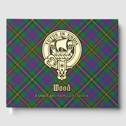Wood Family Wiedersehen Gästebuch (Vorderseite)
