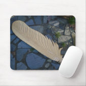 Wood Feather Mousepad (Mit Mouse)