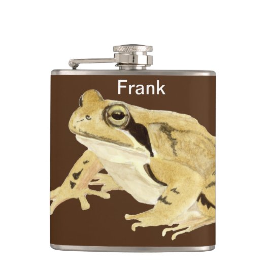 Wood Frog Flachmann (Vorderseite)