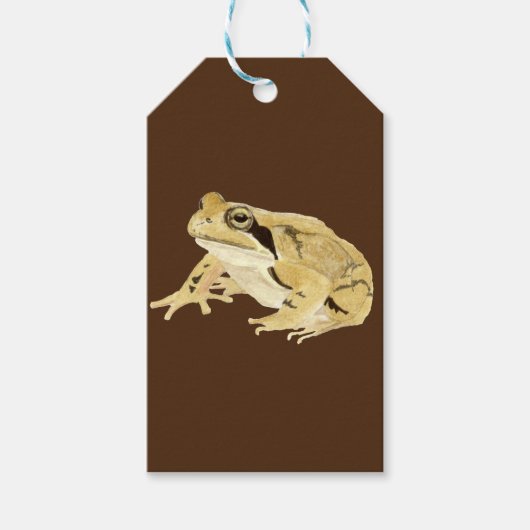 Wood Frog Geschenkanhänger (Vorderseite)