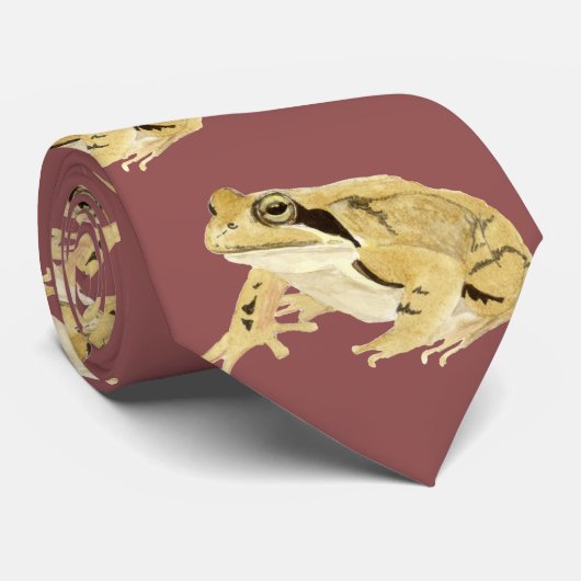 Wood Frog Neck Tie Krawatte (Gerollt)