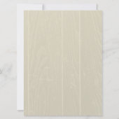 Wood Gebäude Fun Geburtstag Einladung (Rückseite)