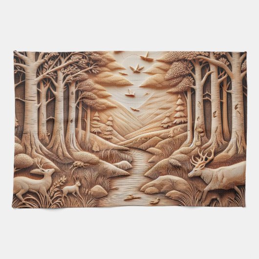 Wood Geschirrtuch (Horizontal)