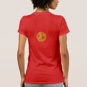 Wood Goat Ram Chinese Year Zodiac front back W Tee (Rückseite)